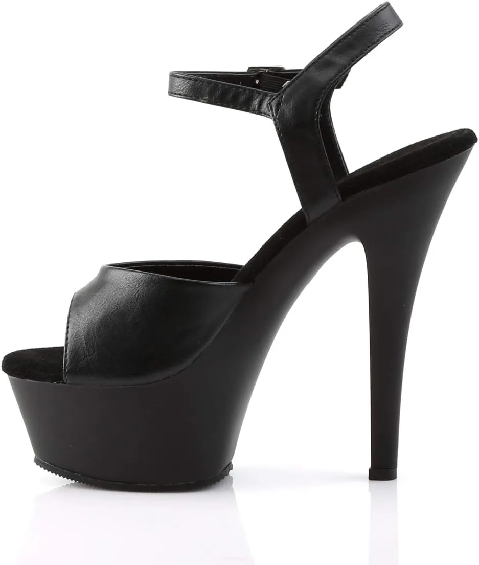 Pleaser Women's Kiss-209 Ankle-Strap Sandal