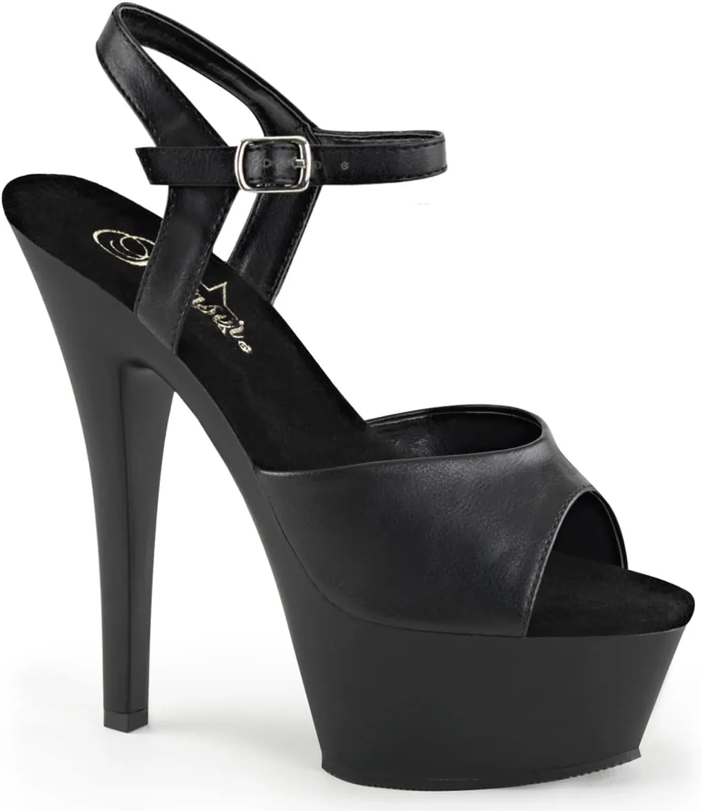Pleaser Women's Kiss-209 Ankle-Strap Sandal