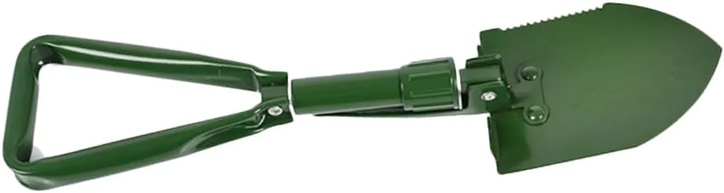 POPETPOP Folding Shovel for Camping Grade Design Compact Versatile for Hiking Survival