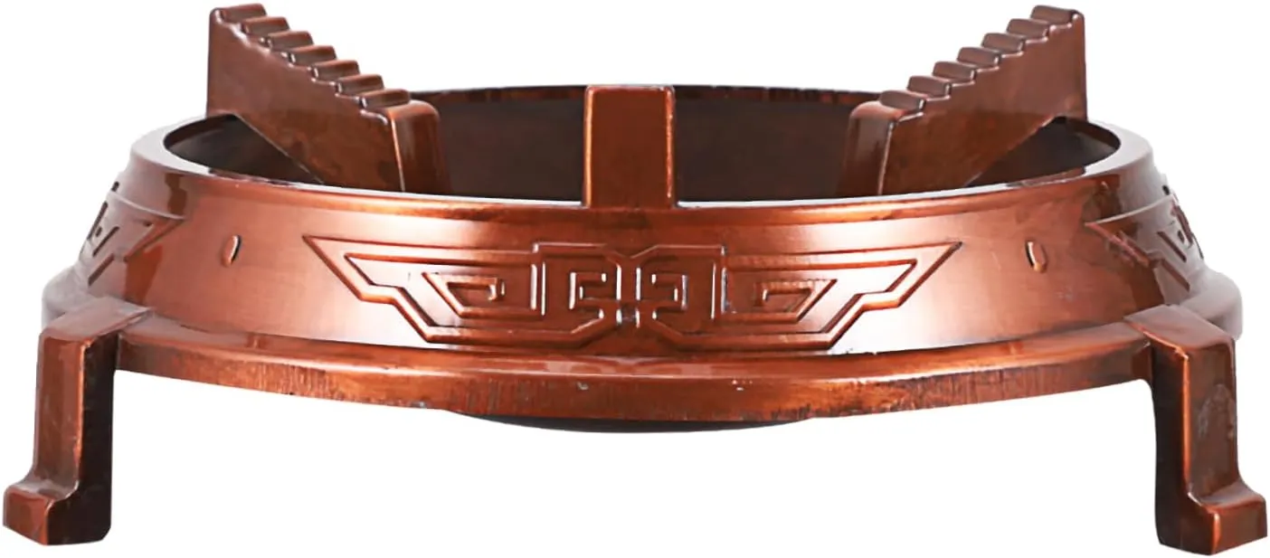 Portable Aluminum Camping Stove Compact Outdoor Burner Pot Stand for Hot Pot Stew and Picnic Cooking for Hiking and Family Gatherings