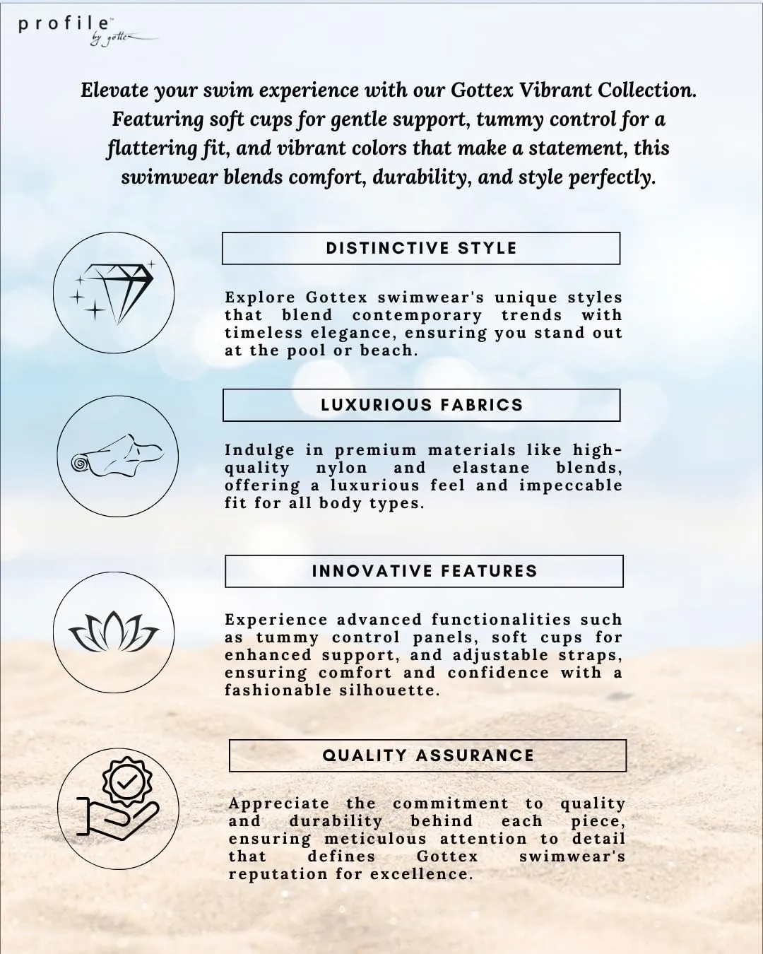 Profile by Gottex Square Neck Chic Women’s Elegant Swimdress One Piece Swimsuit with Soft Cup Tummy Control Swim Essential