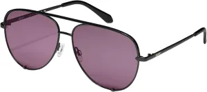Quay - Sunglasses for Men & Women, Oversized Aviator Lenses with UV Protection (High Key Extra Large, Black/Amethyst)