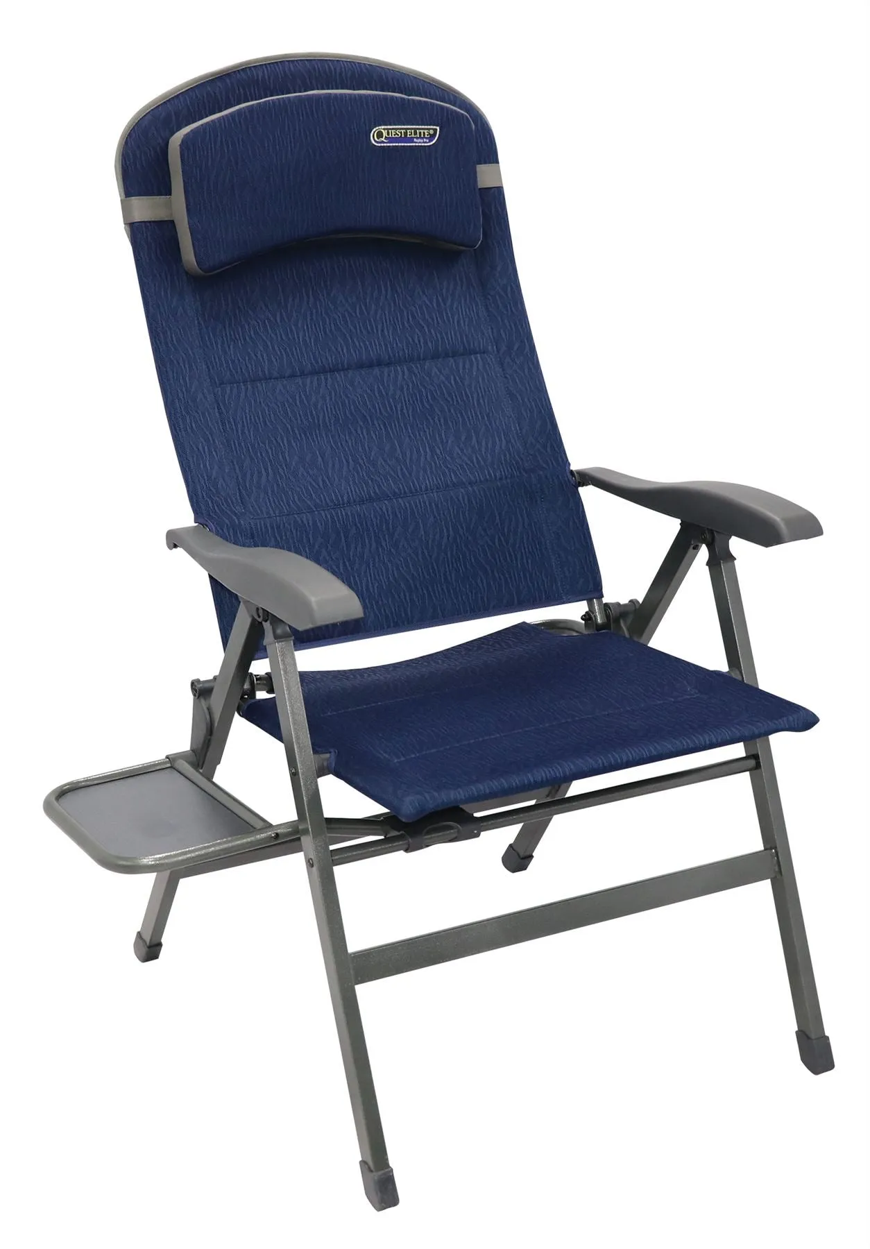 Quest Ragley Pro Comfort Camping Caravan Chair with Side Table