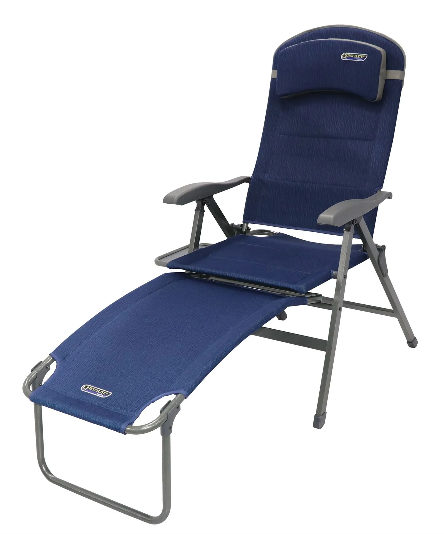 Quest Ragley Pro Comfort Camping Caravan Chair with Side Table