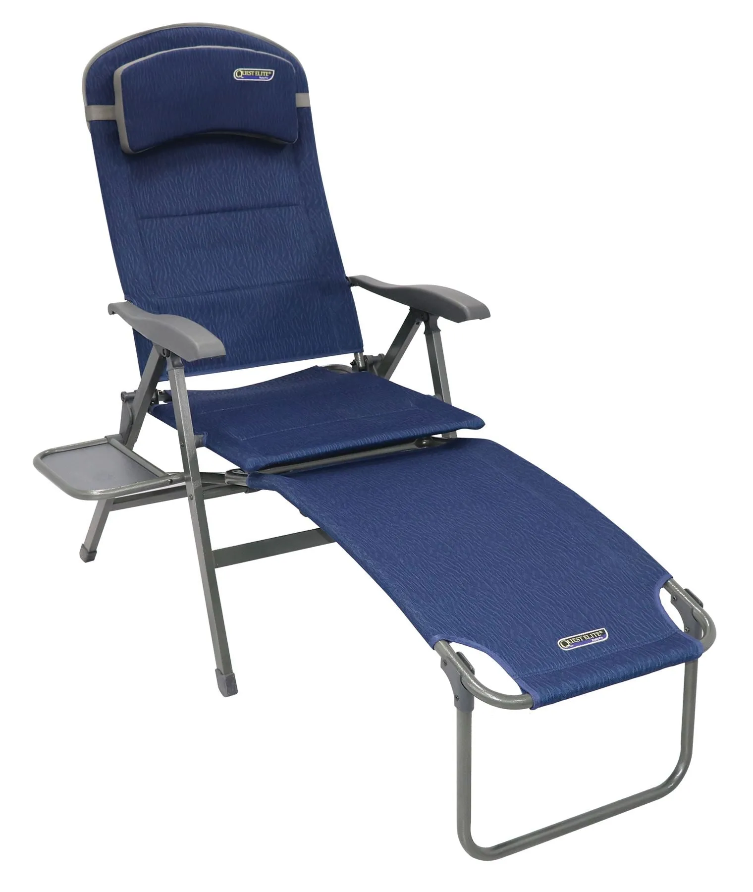 Quest Ragley Pro Comfort Camping Caravan Chair with Side Table