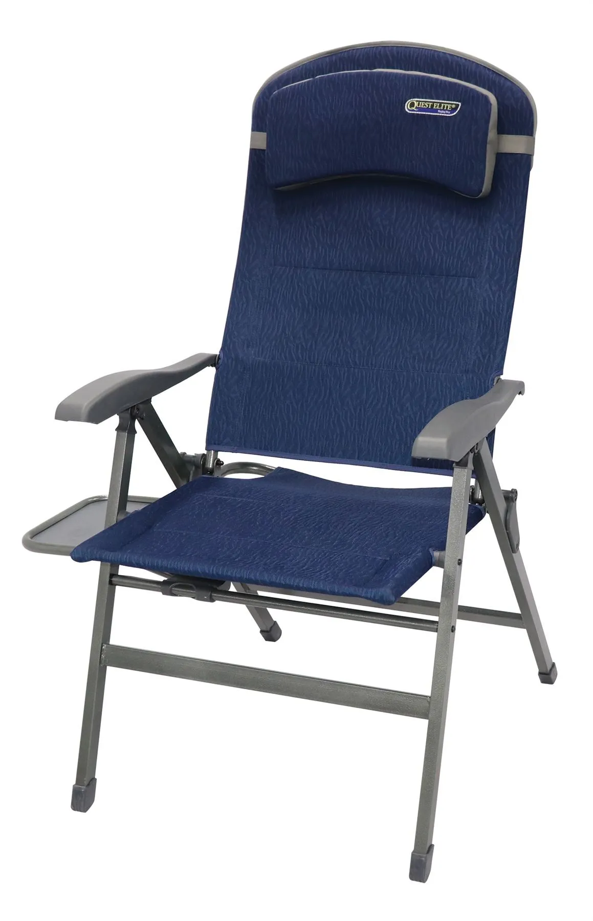 Quest Ragley Pro Comfort Camping Caravan Chair with Side Table