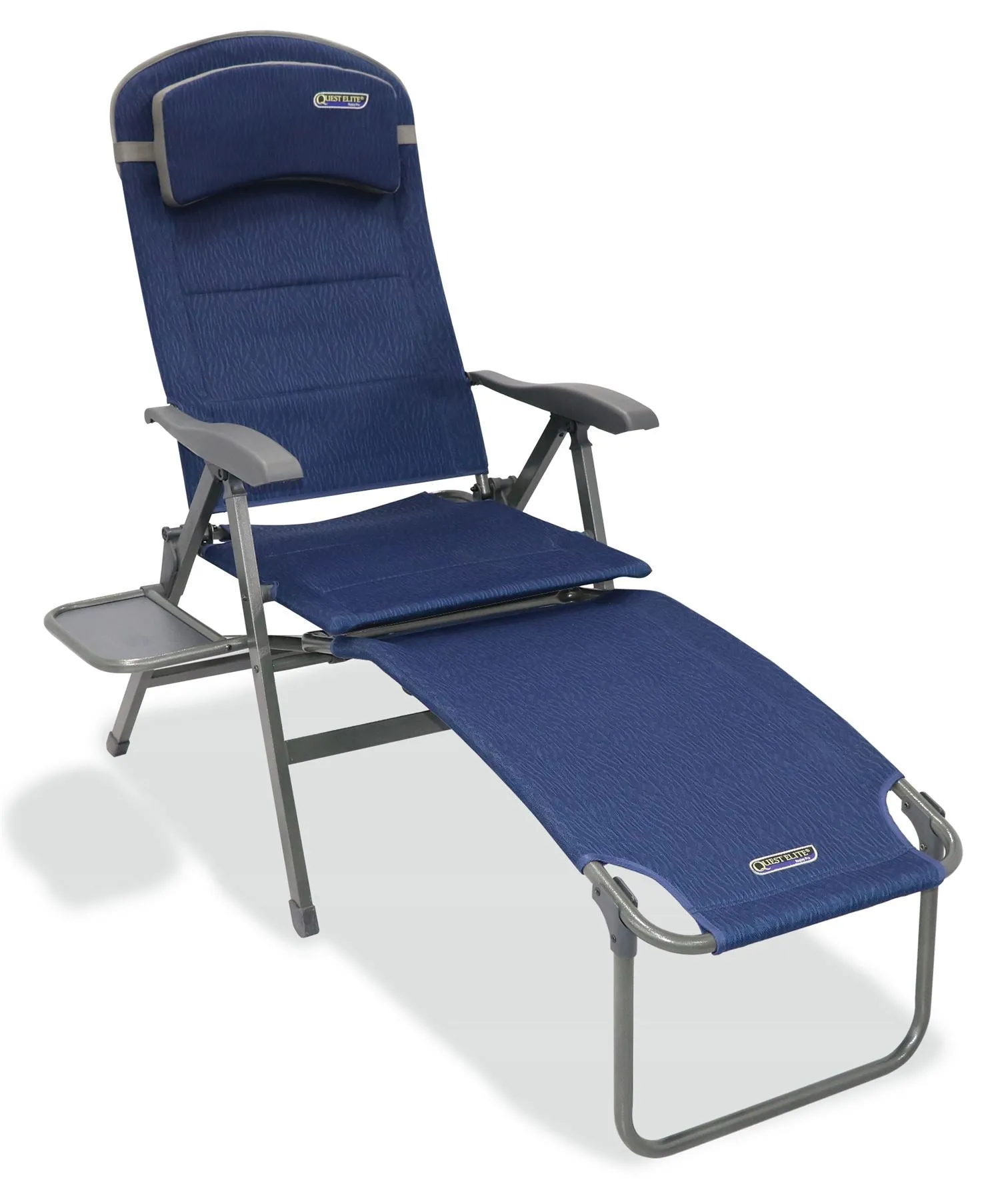Quest Ragley Pro Comfort Camping Caravan Chair with Side Table