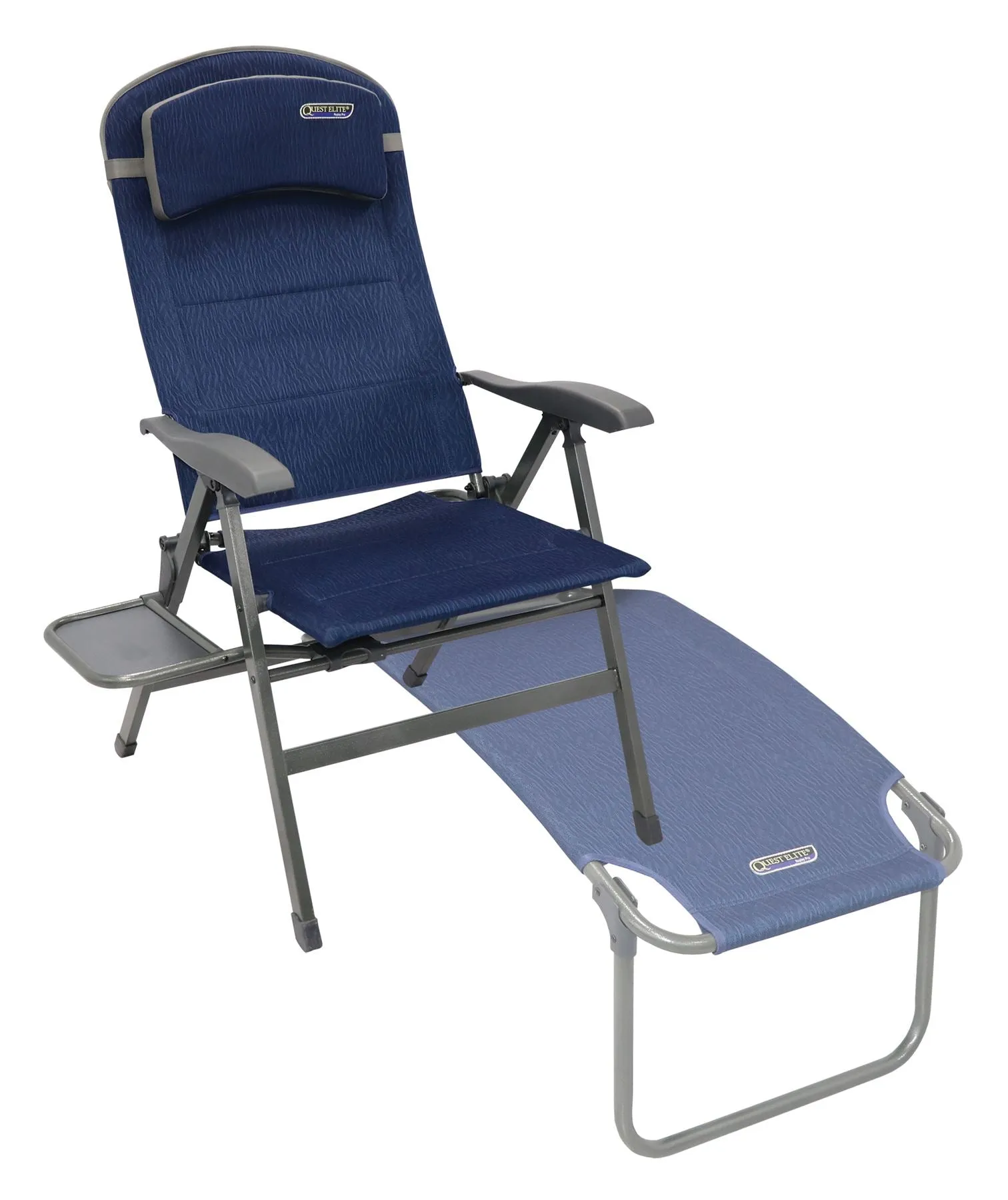 Quest Ragley Pro Comfort Camping Caravan Chair with Side Table