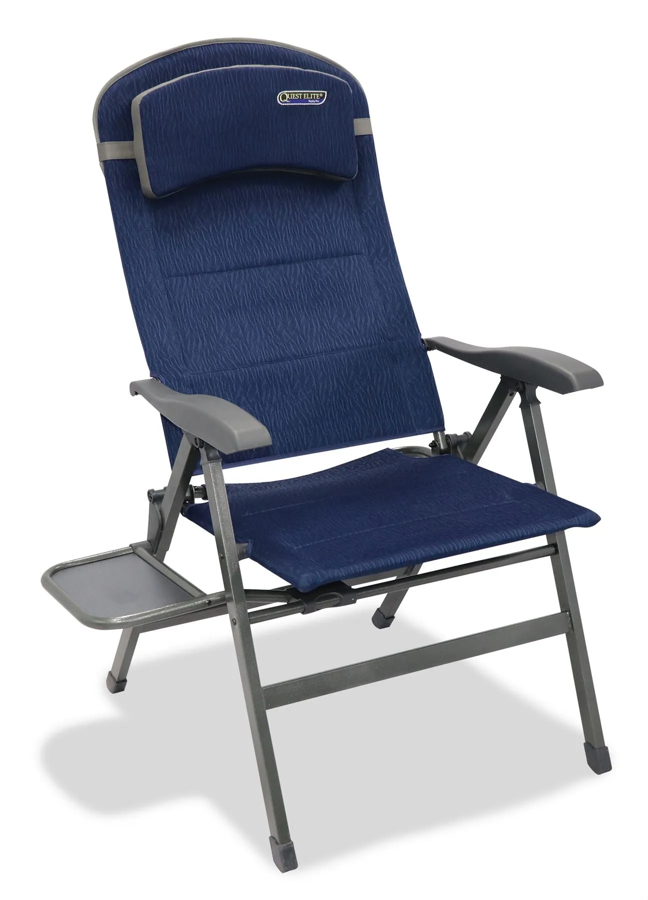 Quest Ragley Pro Comfort Camping Caravan Chair with Side Table