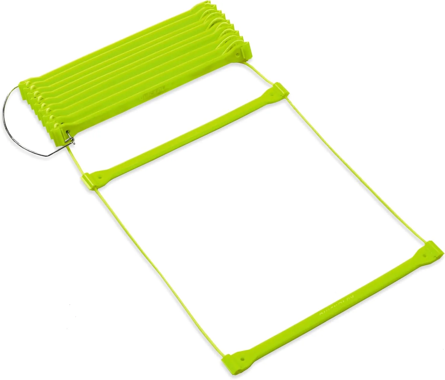 QuickPlay PRO No Tangle Agility Ladder with Quick Lock Adjustable Flat Rungs   Carry Bag (11-Rung) Multi-Sport Speed Training Ladder