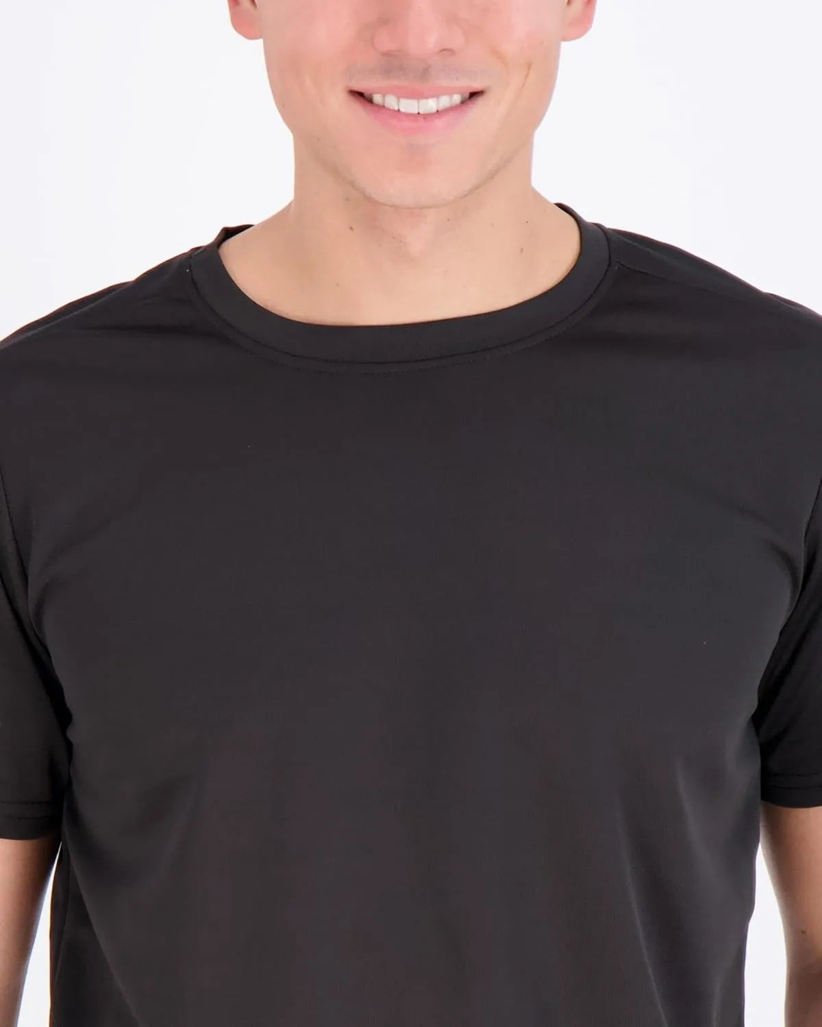 Real Essentials 5 Pack Men’s Active Quick Dry Mesh Crew Neck T Shirts | Athletic Short Sleeve Tee (Available in Big & Tall)