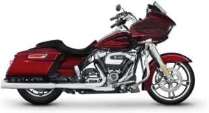 Rinehart Racing DBX40 Chrome 4" Mufflers And End Caps with DBX Baffles 500-0182C