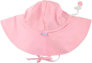 RuffleButts® Baby/Toddler Girls Baby/Toddler Sun Hat with UPF 50  Sun Protection and Floppy Wide Brim