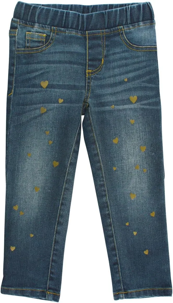 RuffleButts® Girls Stretchy Denim Skinny Jean Jeggings