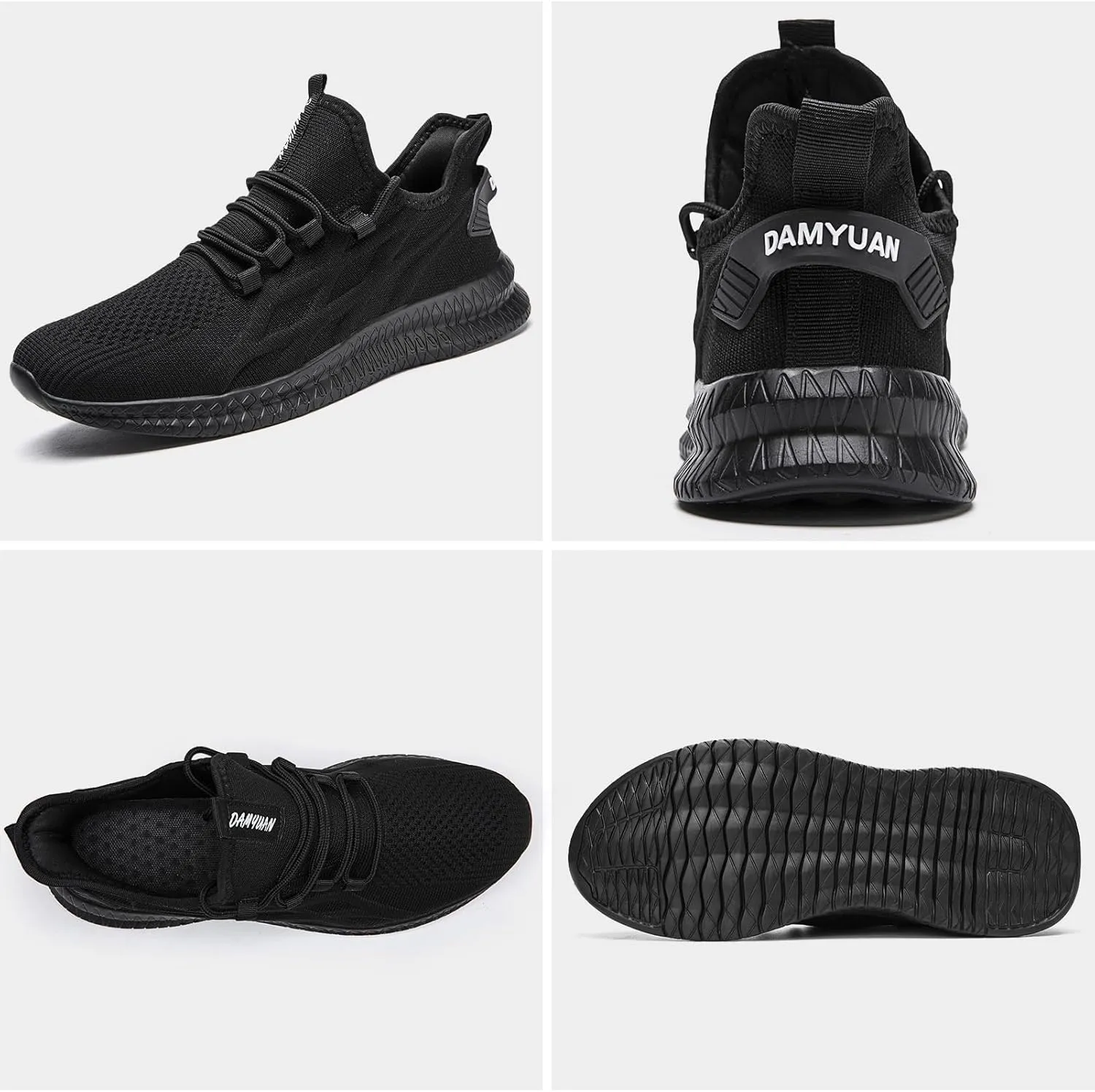 Running Shoes for Men Tennis Mens Sneakers Gym Workout Lightweight Walking Casual Athletic Slip On Shoes