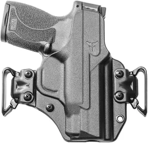 S&W M&P Shield 45 (3.3") IWB/OWB Modular Holster - USA Made - Fits Smith & Wesson Shield 45 (3.3") - Total Eclipse 2.0 Holster by Blade-Tech Holsters, IWB and OWB Carry (Ambidextrous)
