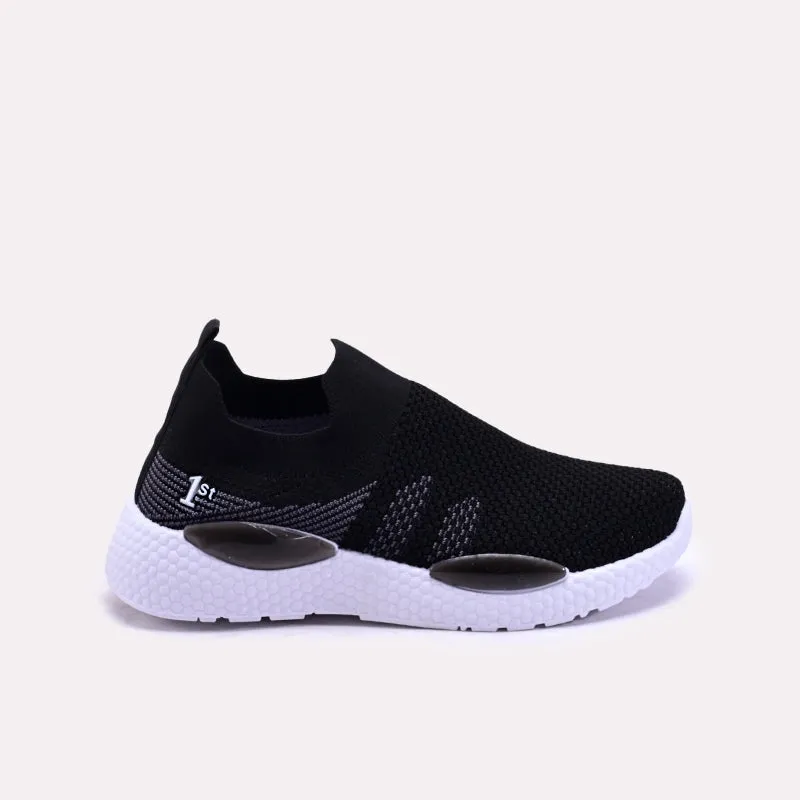 Serenelle Black Slip On Sneakers 0440758