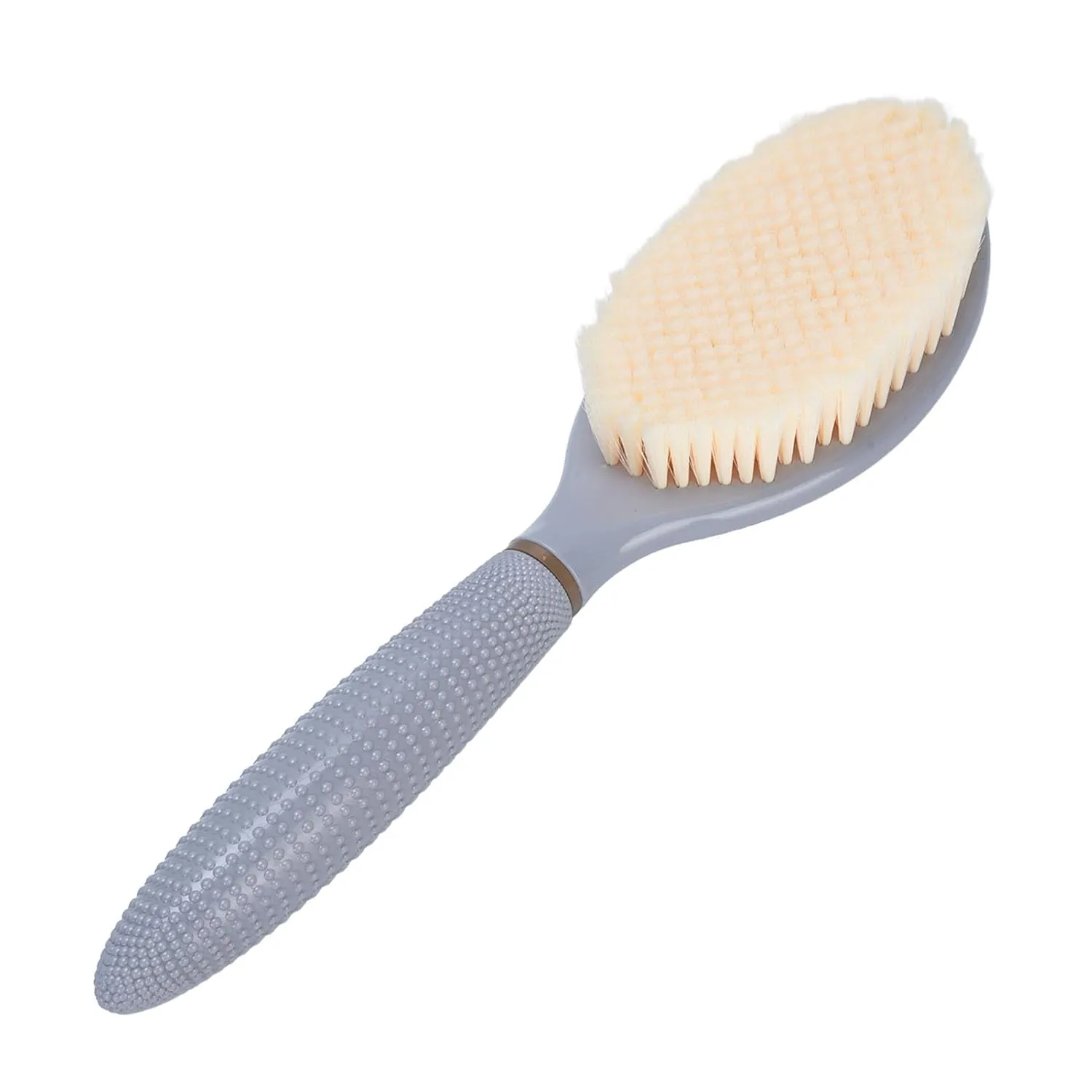 Shower Foot Scrubber Portable Curved Head Brush Cleansing Tool Shower Foot Scrubber Foot Washing Brush Portable Curved Head Scrubbing Brush for Bathroom for Bathing Travelers