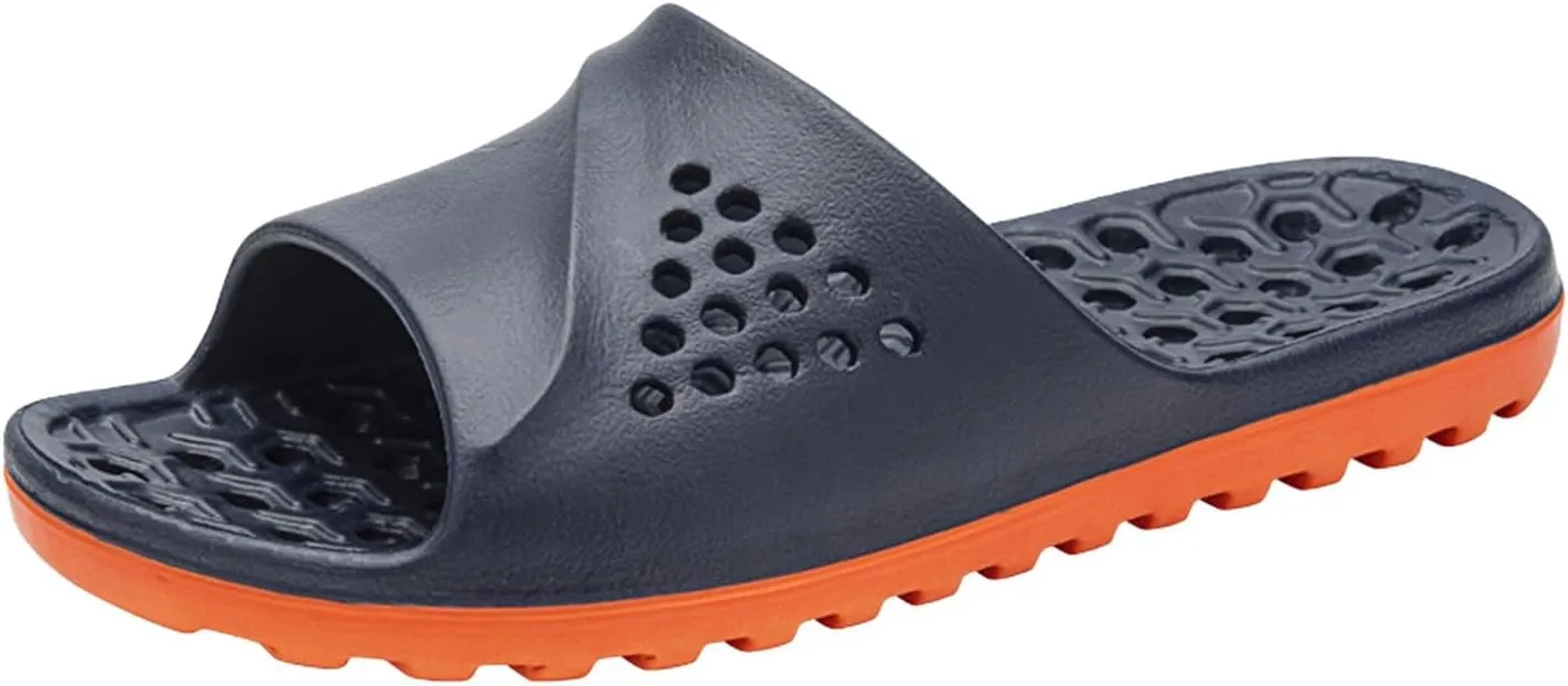 Shower Sandals Shower Shoes Quick Drying Sandals Indoor and Outdoor Massage Pool Slides with Arch Support