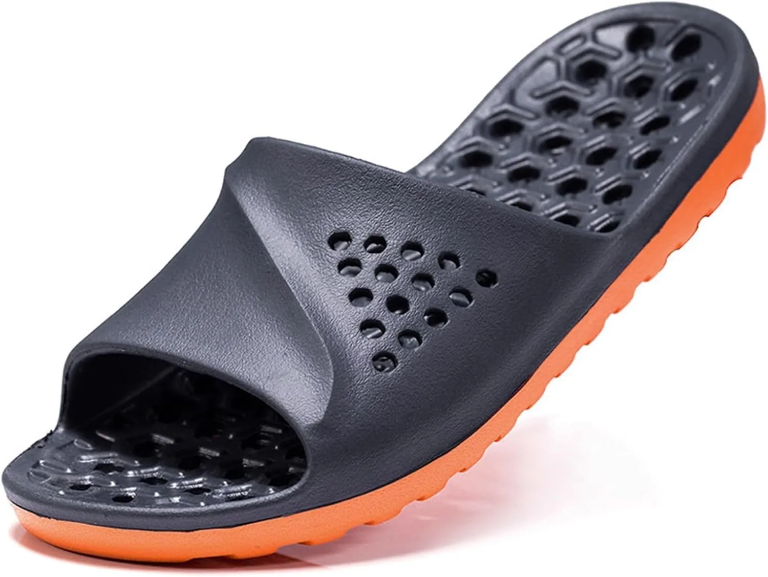 Shower Sandals Shower Shoes Quick Drying Sandals Indoor and Outdoor Massage Pool Slides with Arch Support