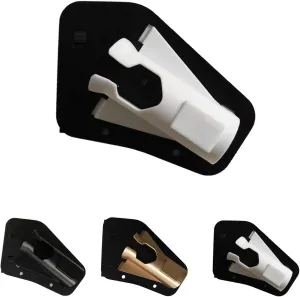 Slide-in Fishing Rod Hip Holster,Hands-Free Holder for Fly & Bank Fishing,Quick Draw Waist Belt Gear, Durable Adjustable Portable,for Wading, Surf,Weatherproof Nylon (White, 3pc)