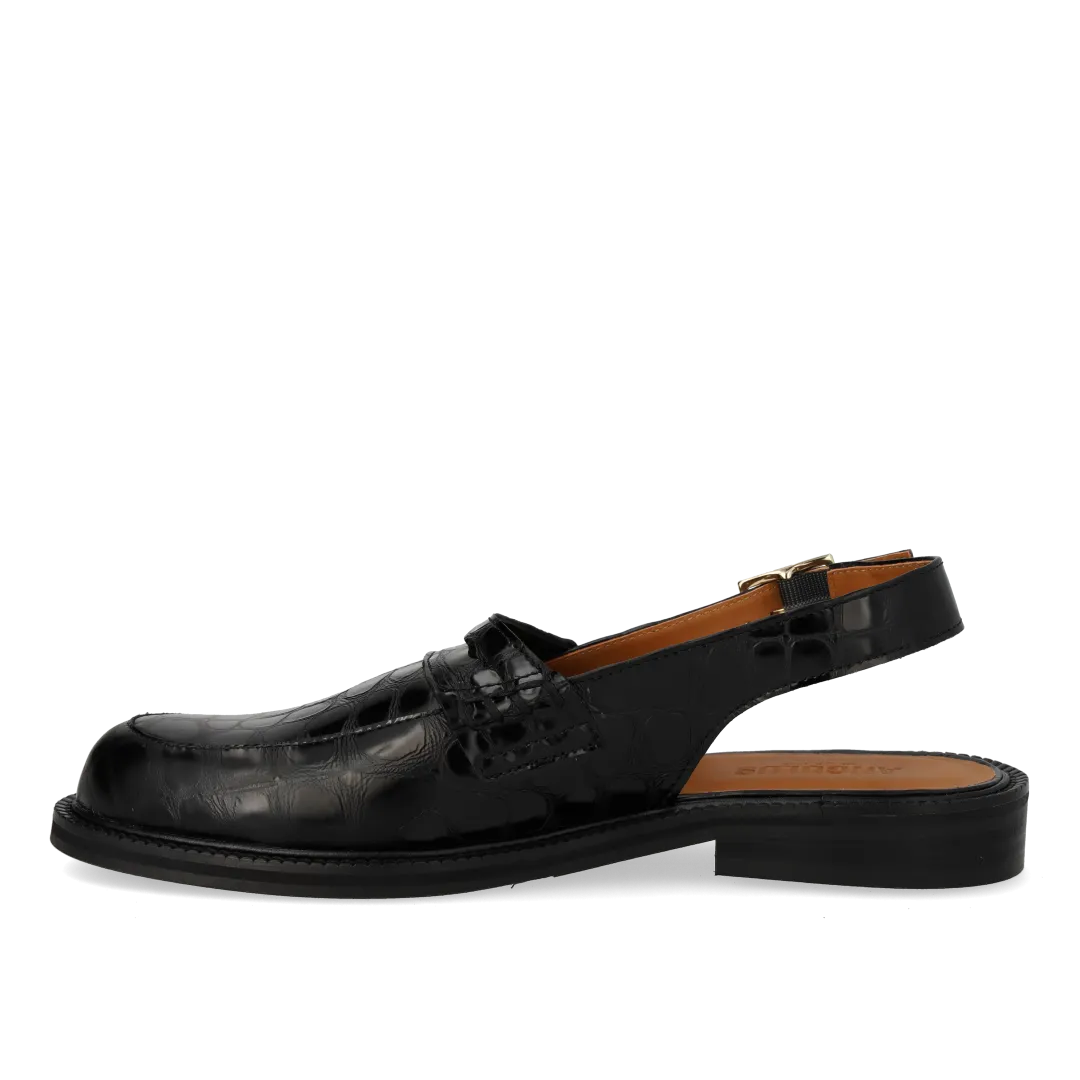 Sling-back loafer