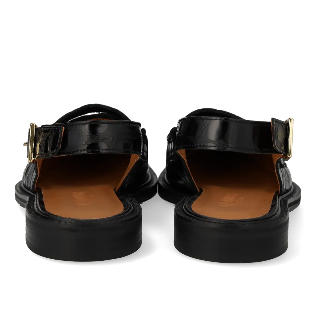 Sling-back loafer