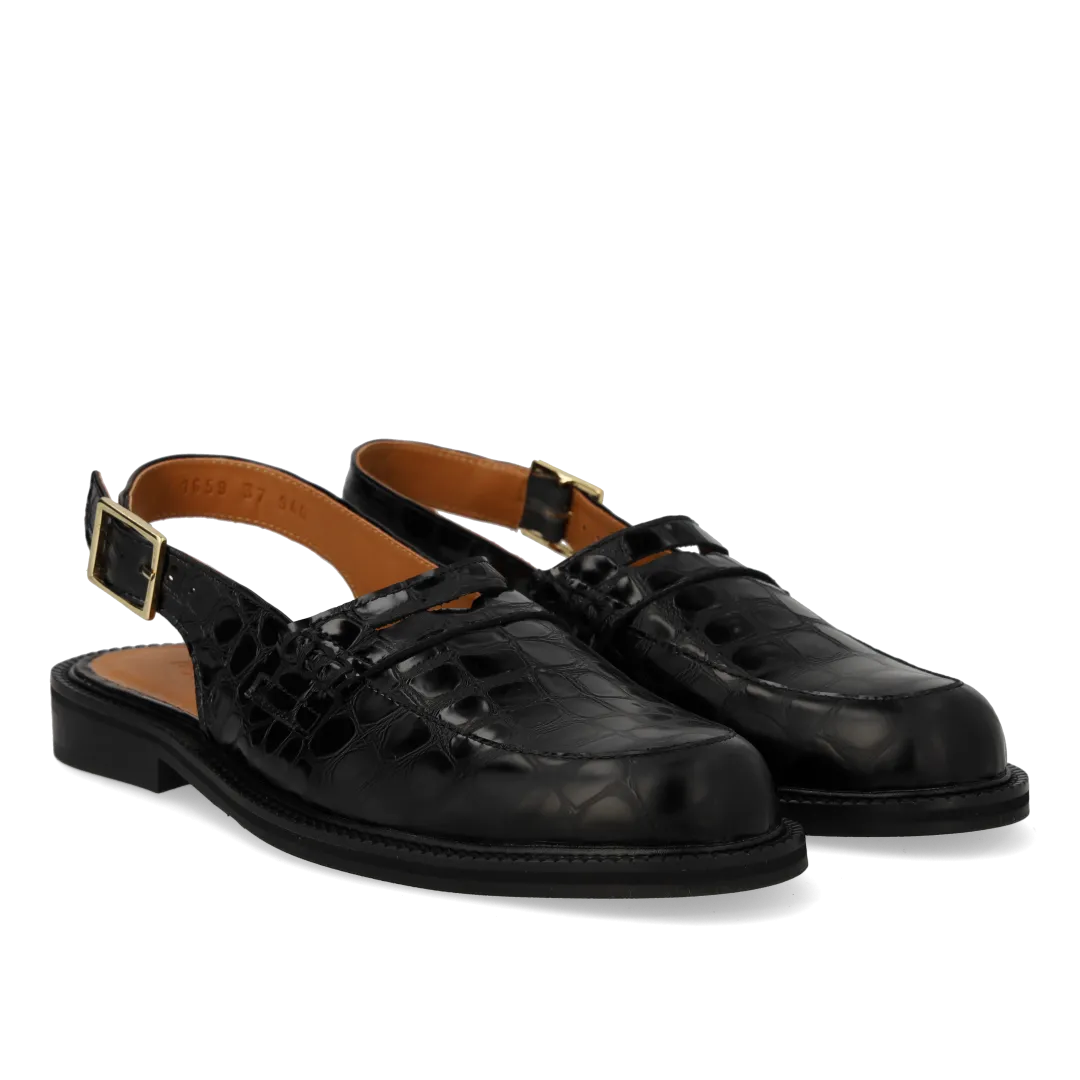 Sling-back loafer