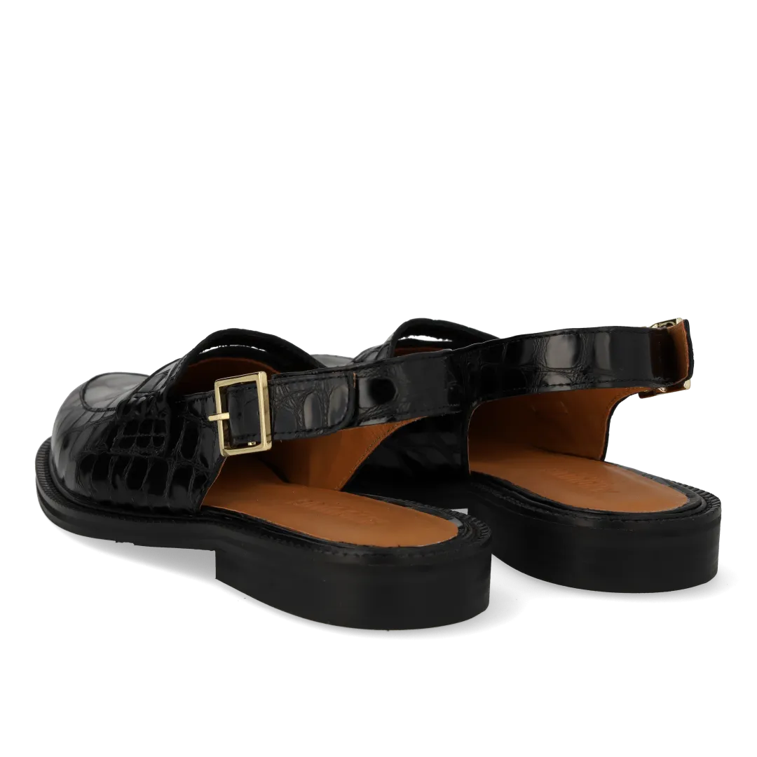 Sling-back loafer
