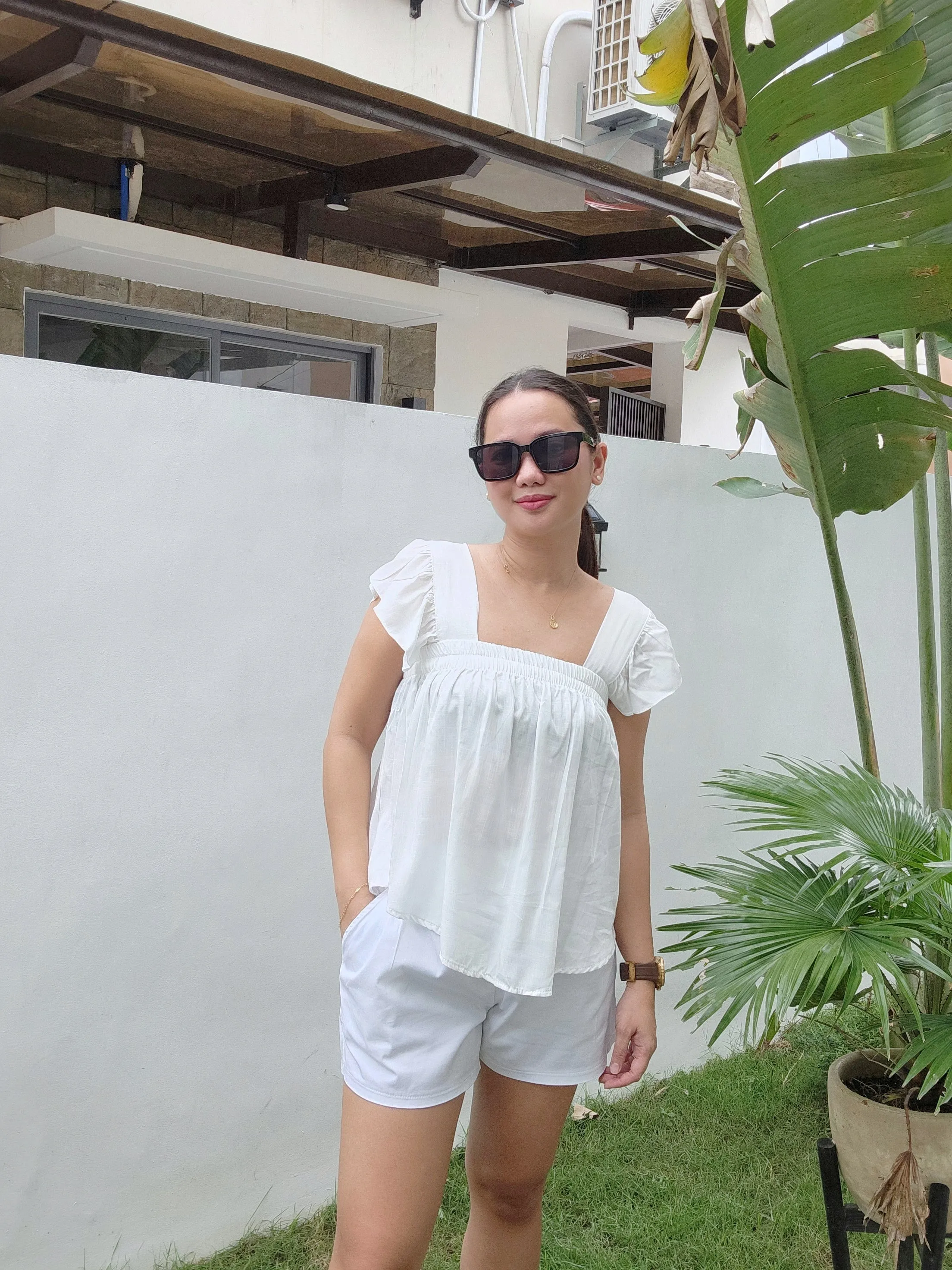 Soft Linen Butterfly Top