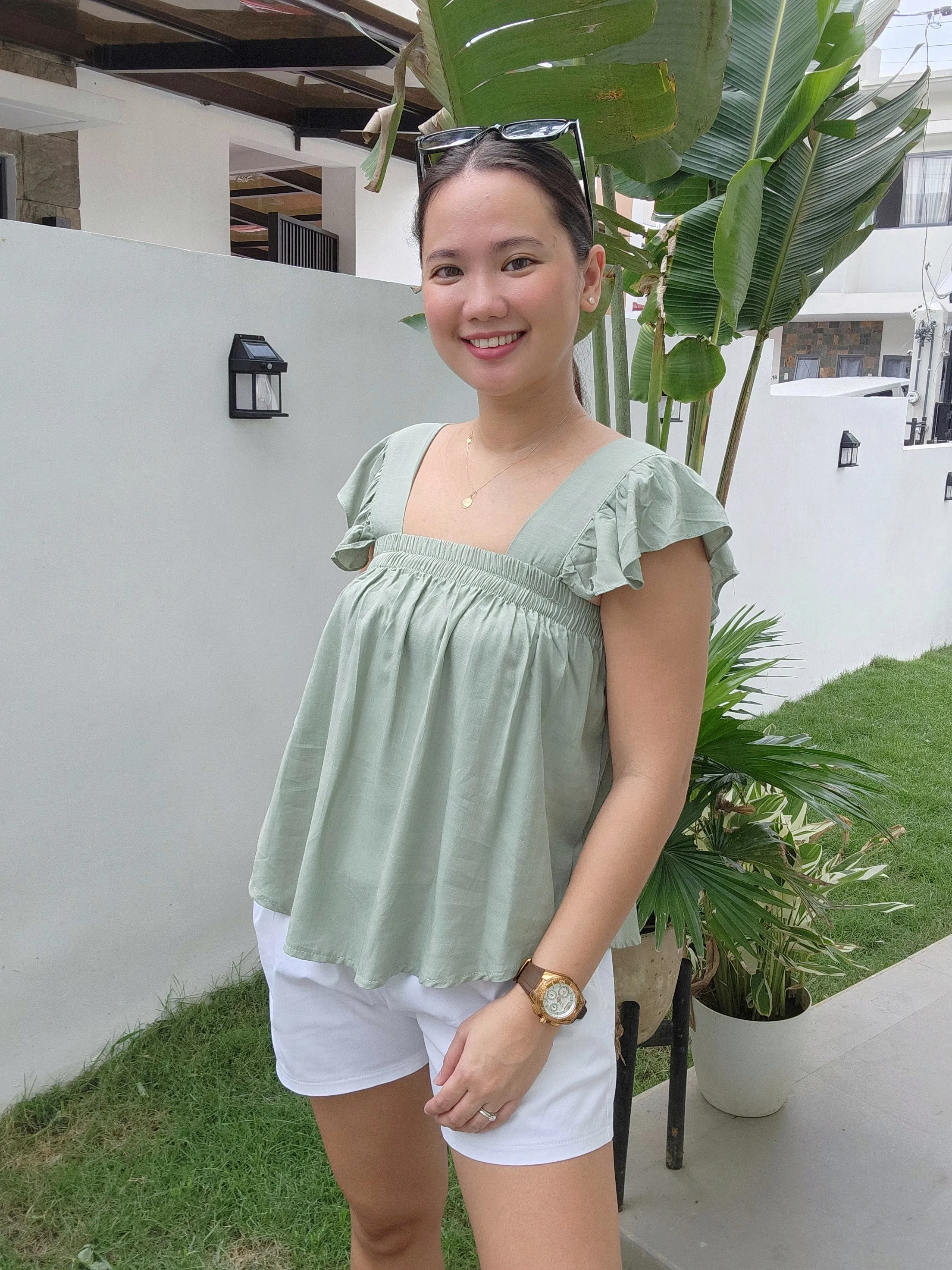 Soft Linen Butterfly Top