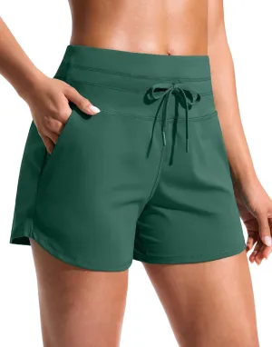 Soothfeel Women's Athletic Running Shorts with Pockets 3.5" Quick Dry High Waisted Workout Active Gym Shorts for Women