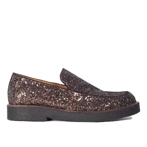 Sparkling glitter loafer