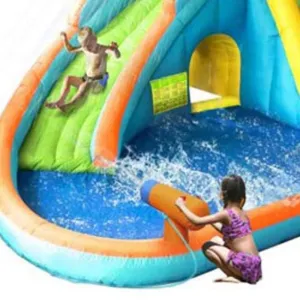 Splash Landing Residential Waterslide with Water Cannon