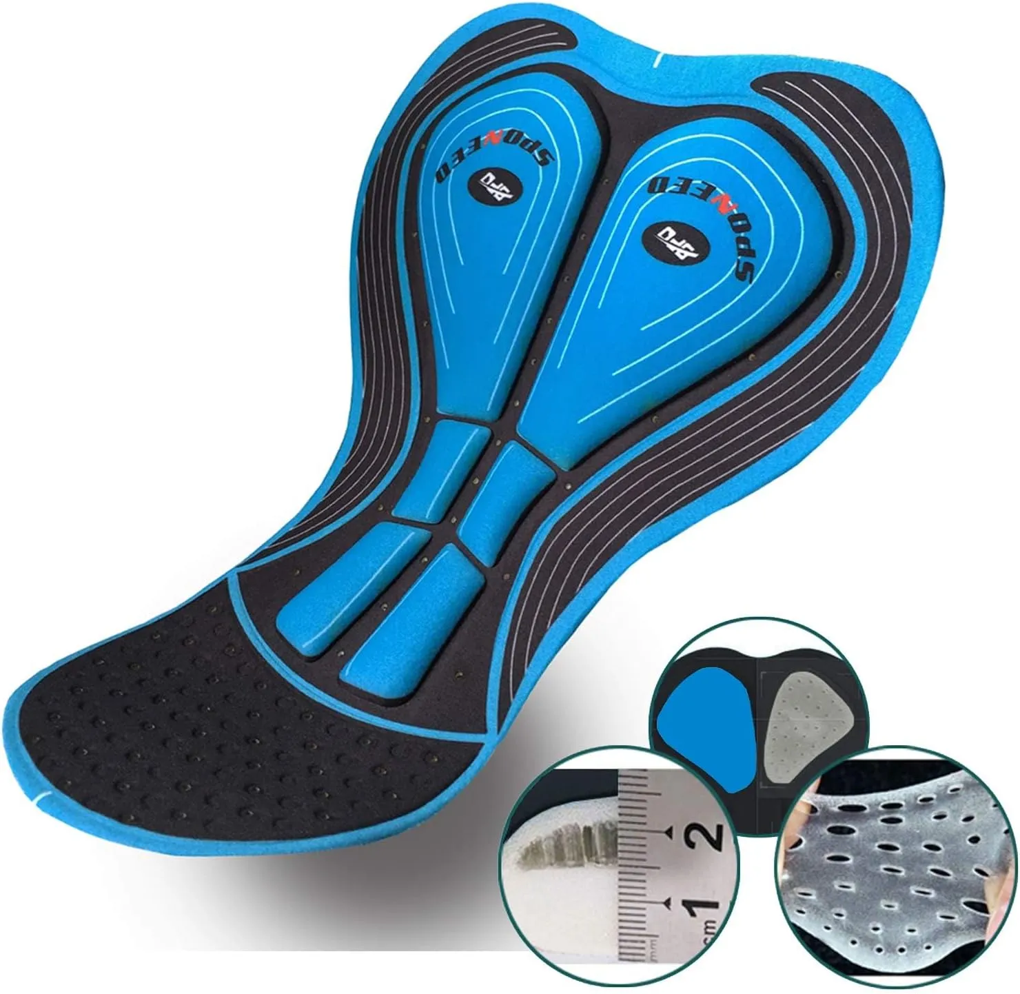 sponeed Men Bike Shorts Cushioned Biking Wear Gear Road Cycling Bottoms