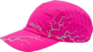 Sprints Race Day Performance HyperG Racing Cap | The Lightweight, Quick Dry, Running, Sport Hat, One Size, Unisex (Dystopian Neon Pink Flash Reflective)