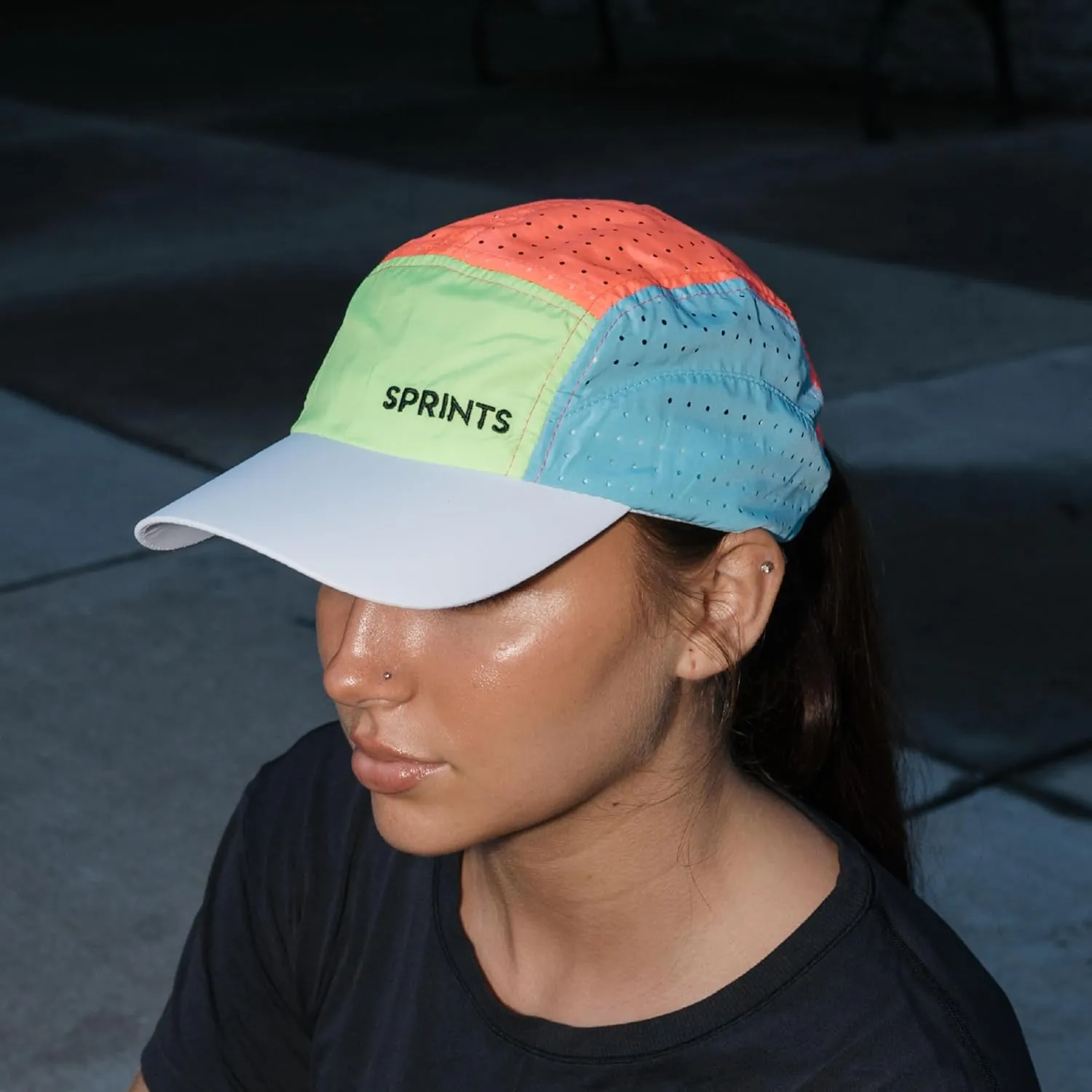 Sprints Race Day Performance HyperG Racing Cap | The Lightweight, Quick Dry, Running, Sport Hat, One Size, Unisex