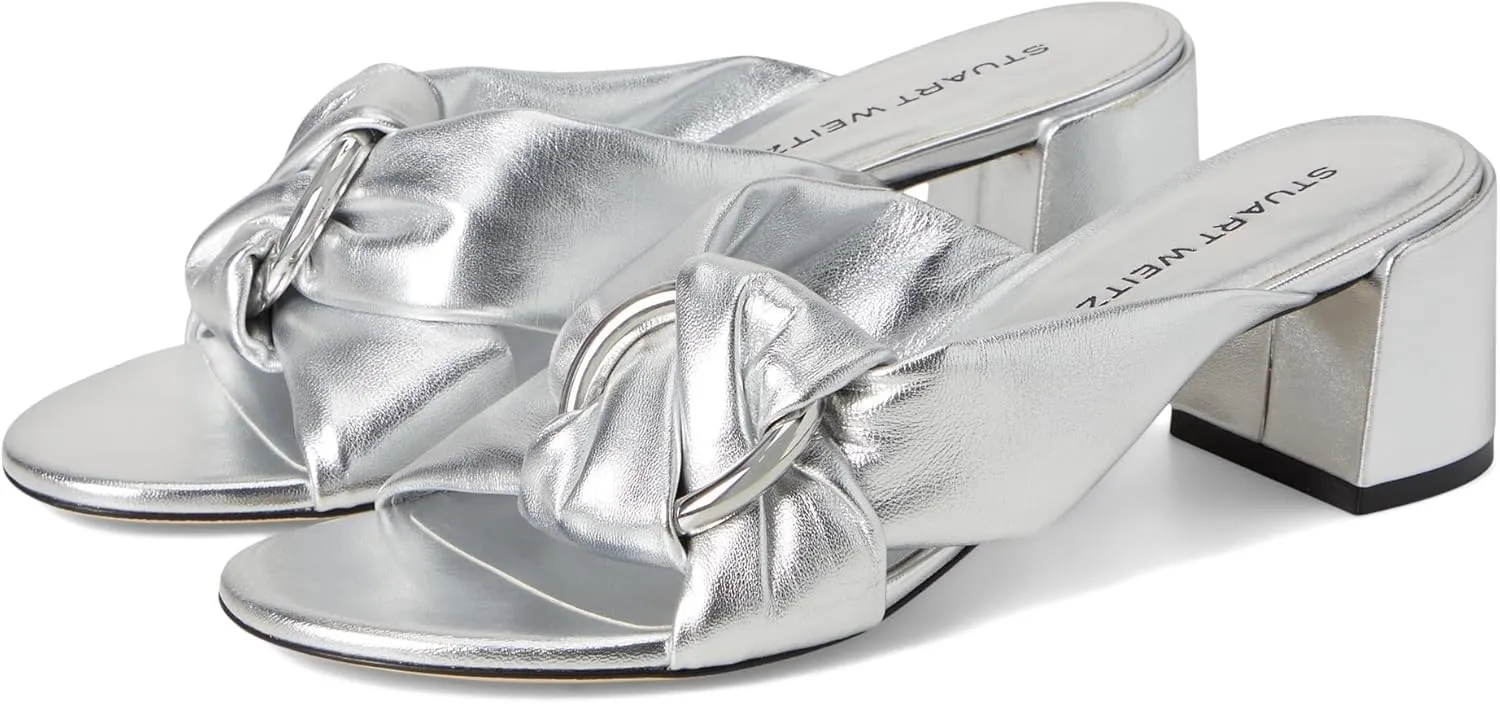 Stuart Weitzman Women's Cece Block Slide 50 Pump