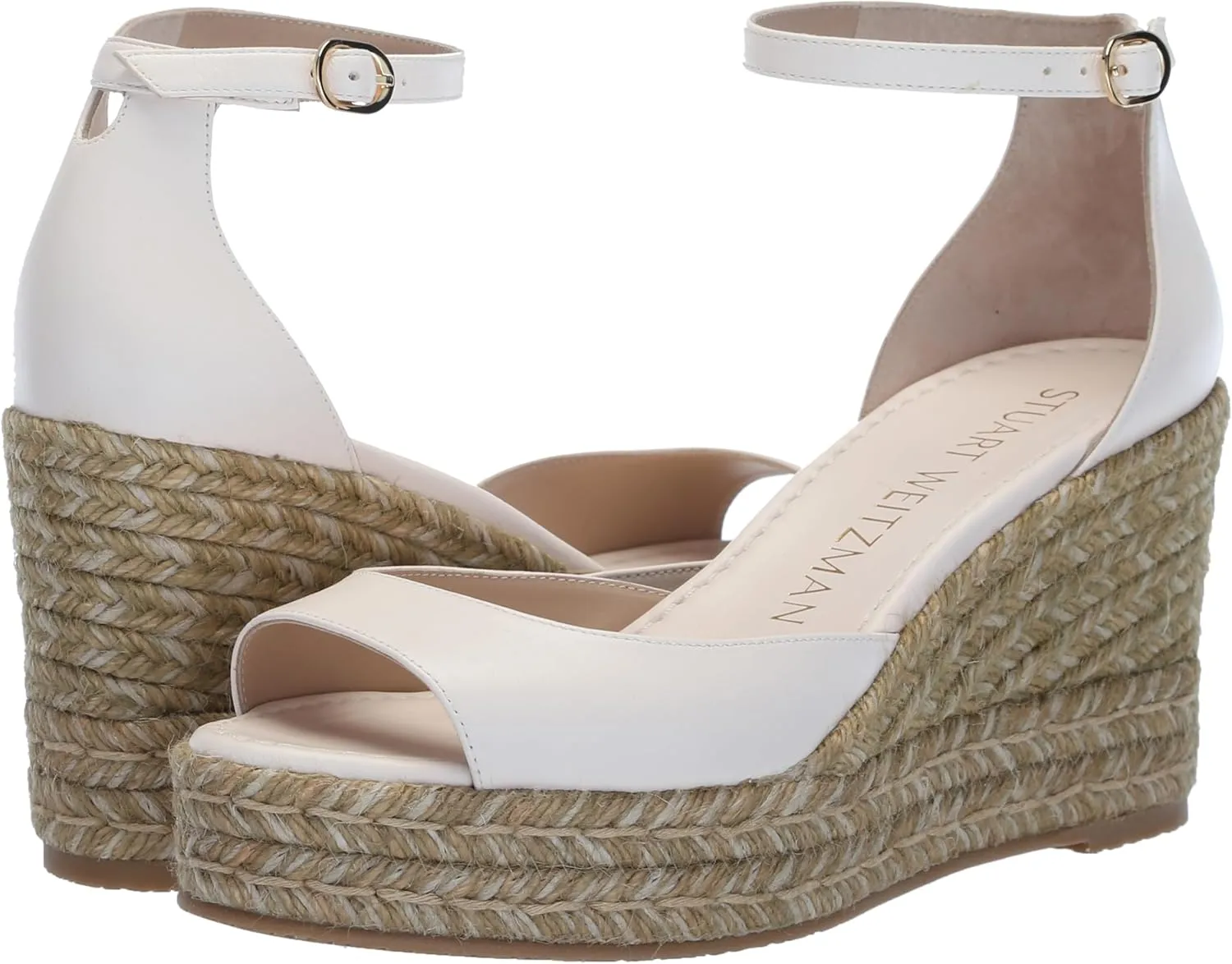 Stuart Weitzman Women's Nudistia Espadrille Wedge Platform