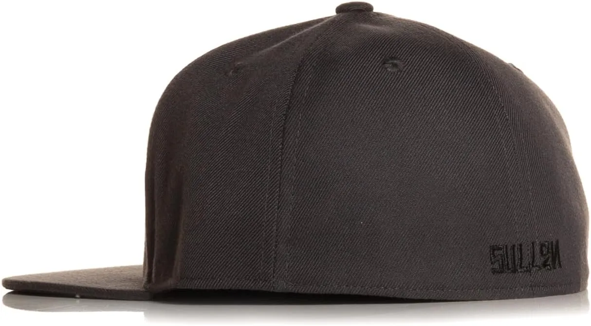 Sullen Badge Fitted Tattoo Lifestyle Logo Flat Bill Hat