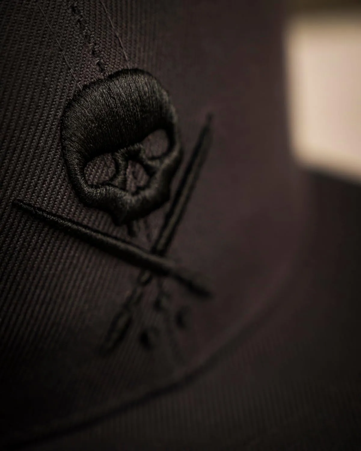 Sullen Badge Fitted Tattoo Lifestyle Logo Flat Bill Hat