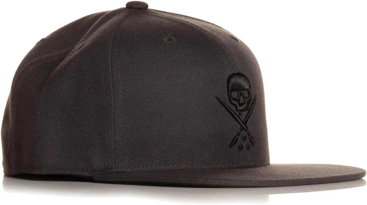 Sullen Badge Fitted Tattoo Lifestyle Logo Flat Bill Hat