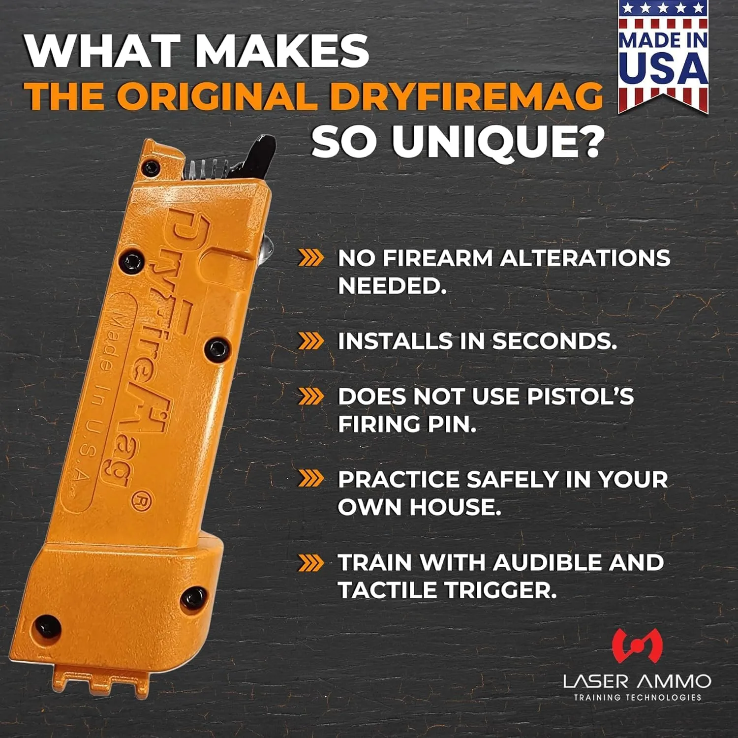 SureStrike MAG Dry Fire Training Kit - Smart Dryfiremag with Surestrike 9mm Training Laser (Class 1, 3.5mW Maximum Output) (Choose from Red or Invisible)