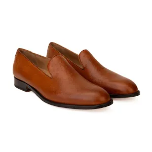 Tan Hatch Grain Loafer