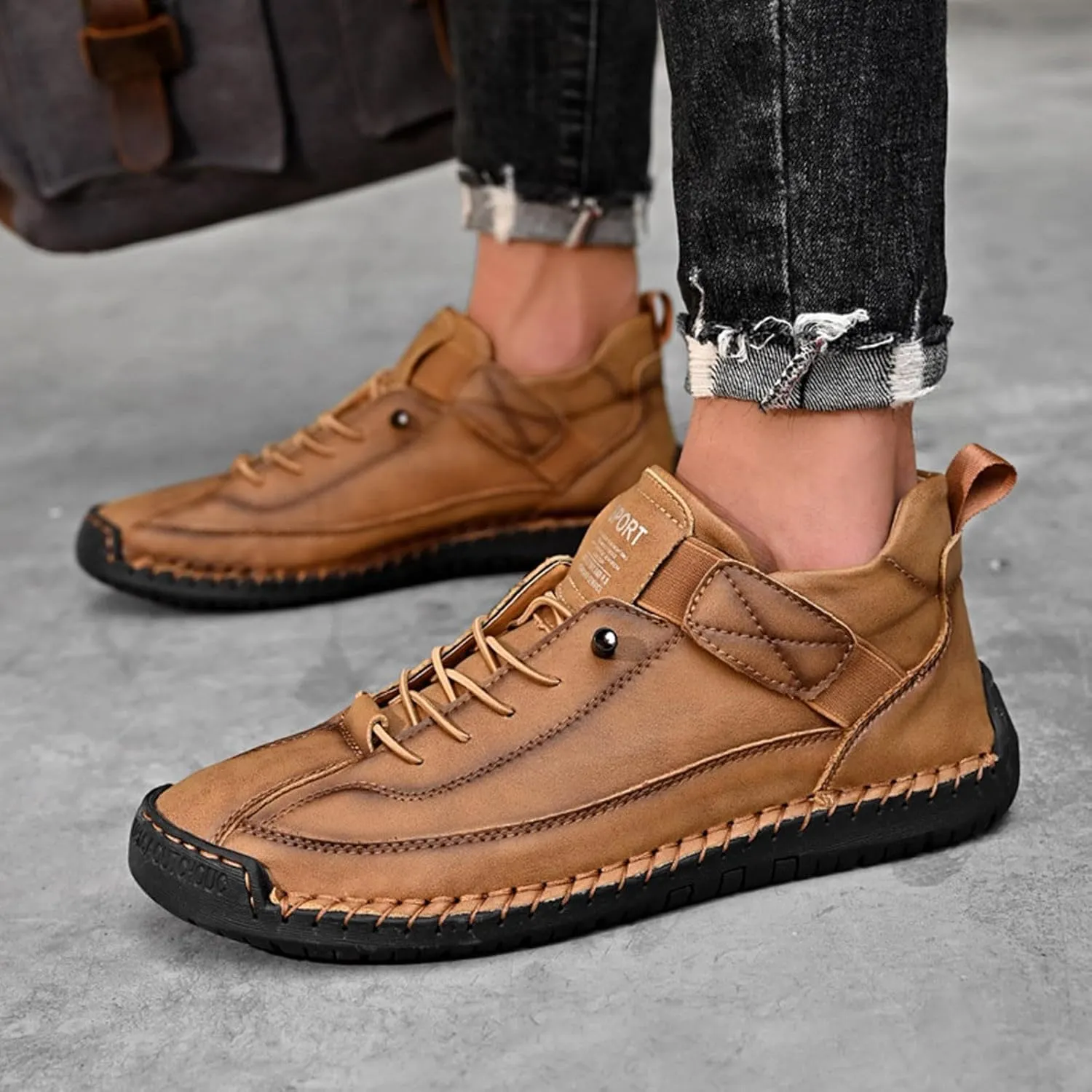 Tennis Walking Shoes Men's Fashionable and Comfortable Low Top Workwear Wear Outdoor Casual Shoes