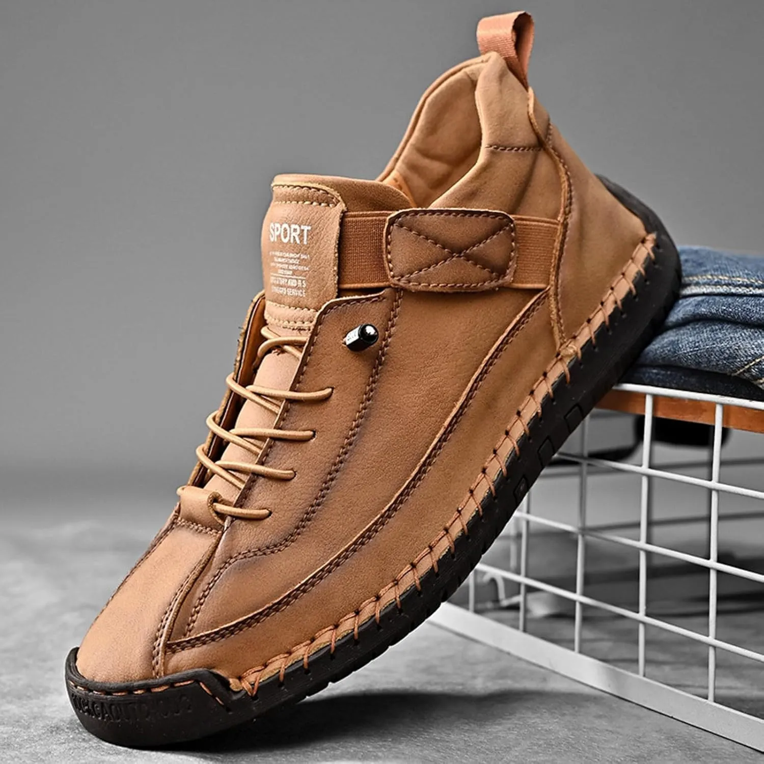 Tennis Walking Shoes Men's Fashionable and Comfortable Low Top Workwear Wear Outdoor Casual Shoes