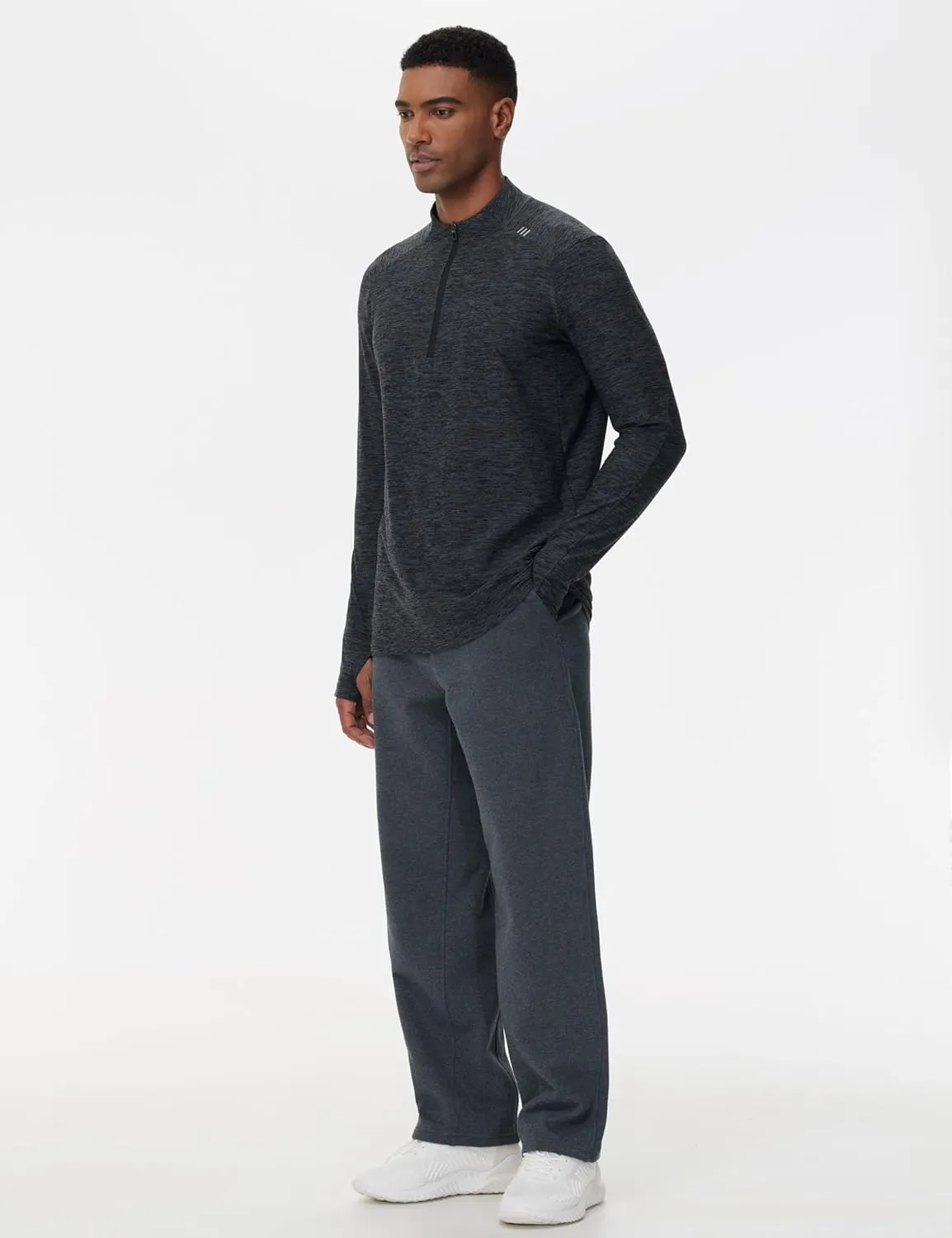 THE GYM PEOPLE Men's Baggy Fleece Workout Sweatpants with Pockets Drawstring Lounge Athletic Running Pants