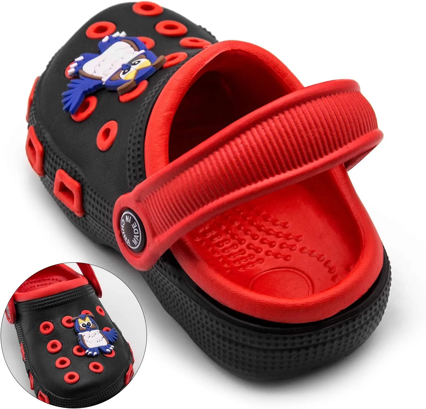 Toddler Little Kids Clogs Slip On Girls Boys Garden Clogs Summer Non-Slip Lightweight Slide Sandals Shoes Pool Shower Beach Slippers