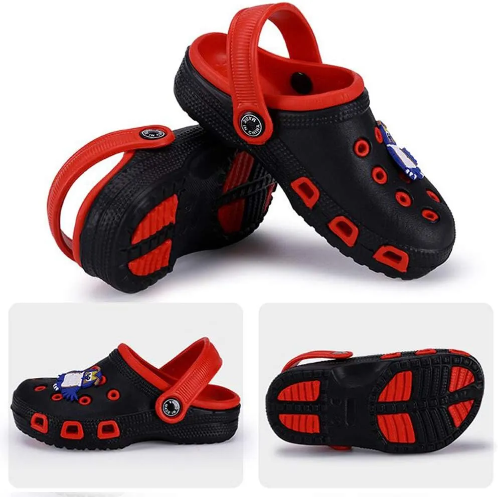 Toddler Little Kids Clogs Slip On Girls Boys Garden Clogs Summer Non-Slip Lightweight Slide Sandals Shoes Pool Shower Beach Slippers