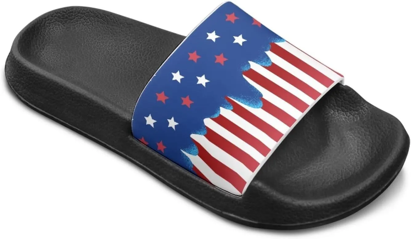 Toddler Slide Sandals Lightweight Slippers Slip Resistant Footwear Cushioned Thick Sole Beach Slides Pool Sandals